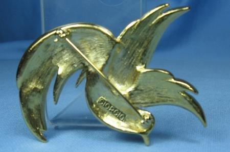 Jewelry GIORGIO Perfume HUMMINGBIRD Brooch - Vintage Estate Jewelry