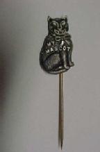 MASCOT Holloween BLACK Cat Pin - Figural