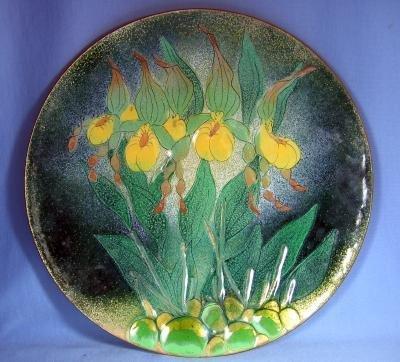Eames Era Enameled Copper Dish - Eames Era Metalware