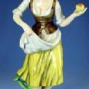 nice old Hummel APPLE GIRL Figurine #FR28 - Vintage Porcelain Figure