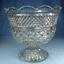 pattern glass PEDESTAL Cake Plate - Early American Pattern Glass