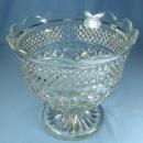 pattern glass PEDESTAL Cake Plate - Early American Pattern Glass