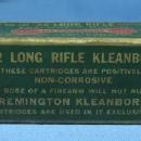 old Remington Kleanbore .22 Long Rifle Shell Box ANTIQUE Sporting Advertising