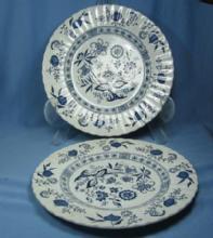 BLUE NORDIC Dinner Plate by Meakin - English Ironstone Porcelain Pottery