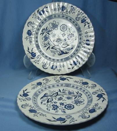 BLUE NORDIC Dinner Plate by Meakin - English Ironstone Porcelain Pottery