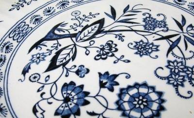 BLUE NORDIC Dinner Plate by Meakin - English Ironstone Porcelain Pottery