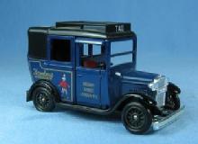 vintage Lledo Regent Street TAXI London - Die Cast Taxi - Hamleys Finest Toy Shop Advertising