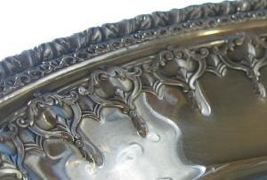 Reed & Barton Silver Dish #1202 Riveria Pattern