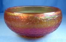 Imperial CARNIVAL GLASS TREE of LIFE Carnival Glass Bowl