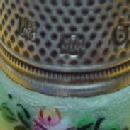 Enameled Guilloche Sterling Thimble - Silver