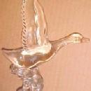 Heisey Mallard Marked WINGS UP - Glass