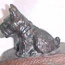 Scottie Dog Figural Ash Tray - Metalware