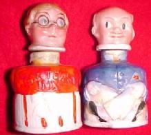 Mr. and Mrs. Carter Inkwell Pair - Porcelain/Fine China