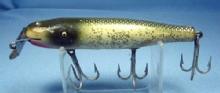 old Creek Chub Famous PIKIE MINNOW Wood Fish Lure - Vintage Sporting