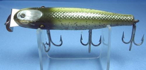 old Creek Chub Famous PIKIE MINNOW Wood Fish Lure - Vintage Sporting