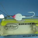 old Fred Arbogast HAWIIAN WIGGLER Fishing Lure # 2 1/2 - Vintage sporting bait