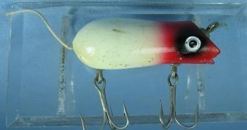 Shakespearre SWIMMING MOUSE Fishing Lure - Vintage Wood Sporting Bait