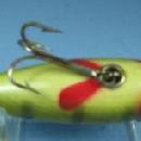 old Creek Chub WIGGLER Fishing Lure #100 - Vintage Wood Bait - sporting