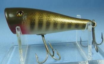 old Creek Chub PLUNKER Fish Lure - Vintage Wooden Sport Bait