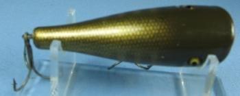 old Creek Chub PLUNKER Fish Lure - Vintage Wooden Sport Bait
