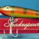 old Shakespeare SPINNING SLIM JIM Fish Lure- Near Mint in Original Box - Vintage Wood sporting Bait
