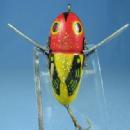 Heddon CRAZY CRAWLER Fish Lure - Vintage Wood Sporting Bait