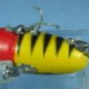 Heddon CRAZY CRAWLER Fish Lure - Vintage Wood Sporting Bait