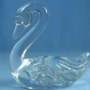 old vintage glass Figural SWAN Figurine PAPERWEIGHT - Figure