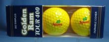 Vintage SQUIRT Advertising Golf Balls - Golden Ram Tour 400 Golf Ball Group - NIB sporting