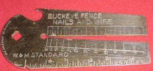 BUCKEYE FENCE Gage - Advertising