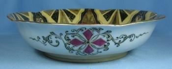 Art Deco Pottery Porcelain Bowl - Royal Vienna or Czech
