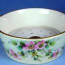 Limoges BUTTER TUB - Wild Rose or Moss Rose Pattern Porcelain Dish