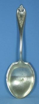 vintage OLD COLONY Berry or Casserole Spoon - 1847 Rogers Bros Silver Plate Serving Spoon