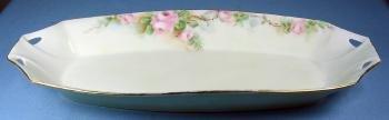 Royal Austria CELERY Dish - Hand Painted Antique Porcelain Relish Server