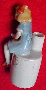 Tooth Brush Holder Figural - Porcelain/Fine China