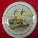 DUCK Pheasant Bird Dog Butter Patty Set (6) - Porcelain/ Fine China
