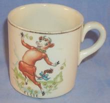 Borden Co. ELSIE Pottery Drinking Mug - Advertising