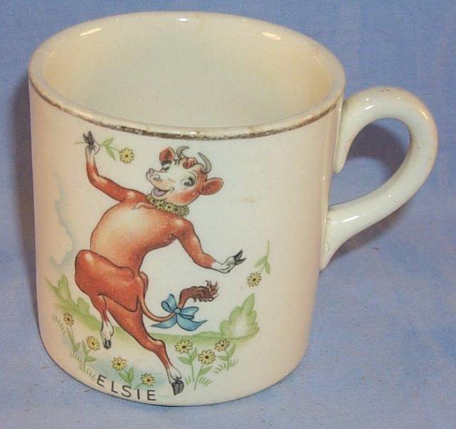 Borden Co. ELSIE Pottery Drinking Mug - Advertising