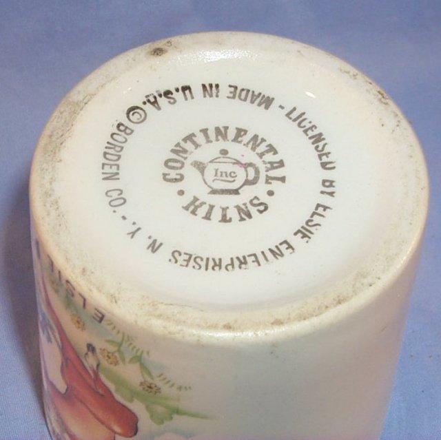 Borden Co. ELSIE Pottery Drinking Mug - Advertising