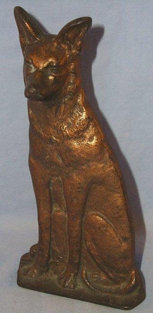 German Shepherd Cast Iron Doorstop - Metalware
