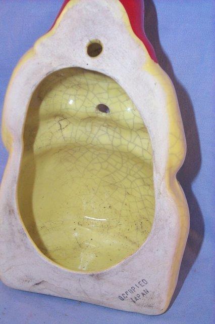 Occupied Japan MAMMY Porcelain Stringholder - Ethnographic
