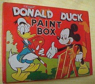 MICKEY DONALD Paint Tin Box- Toys
