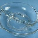 duncan miller TEAR DROP Crystal Divided Relish Dish - Duncan Miller Glass