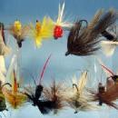 Hand Tied Flies Fishing Lure - Antique Fly Fish Bait - Vintage Sporting