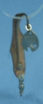 old Pflueger PIPPIN WOBBLER Medim Fish Lure Spoon - Vintage sporting