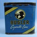 Bugler Cigarette Case - Vintage Advertising Pocket Tin - Tobacciana
