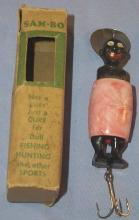 SAM-BO Naughty Fishing Lure in Original Box - Ethnographic