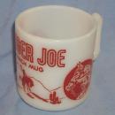 Red RANGER JOE Milk Glass Ranch Mug