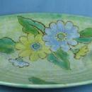Arts & Crafts Crown Devon Pottery Console Bowl - Rich Mottled Art Deco Art Pottery