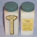 Complete Griffith 16 Piece Milk Glass Spice Set on Mounting Rack